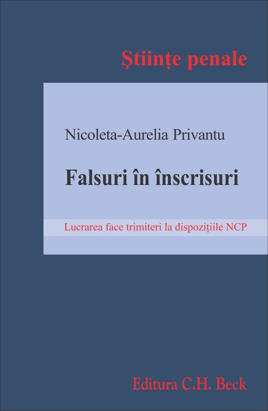 Falsuri in inscrisuri - Nicoleta-Aurelia Privantu