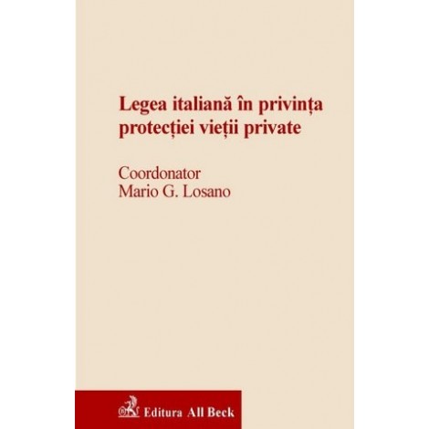 Legea italiana in privinta protectiei vietii private