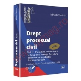 Coperta Drept procesual civil. Vol. II