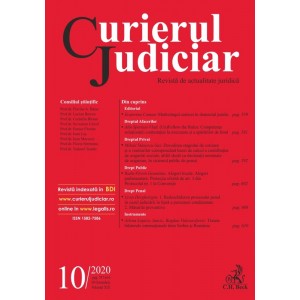 Curierul Judiciar nr. 10/2020