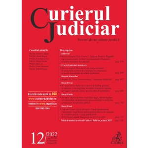 Curierul Judiciar nr. 12/2022