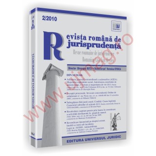 Revista romana de jurisprudenta Nr 2/2010