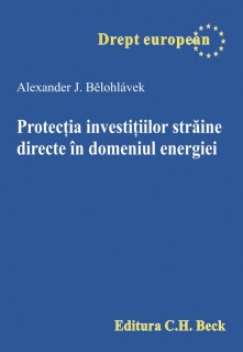Coperta Protectia investitiilor straine directe in domeniul energiei