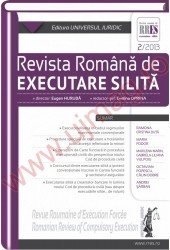 Revista romana de executare silita nr. 2/2013