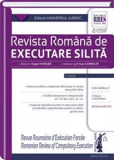 Revista romana de executare silita nr. 2/2017