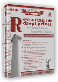 Revista  romana de drept privat nr. 6/2007 - Anul Octavian Capatina