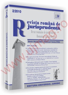 Revista romana de jurisprudenta Nr 2/2010